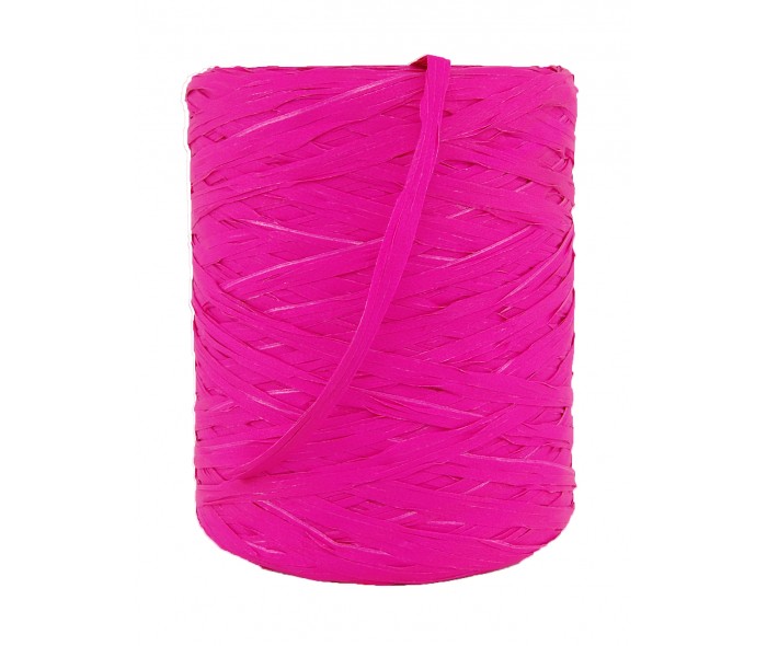Raffia bånd, cerise