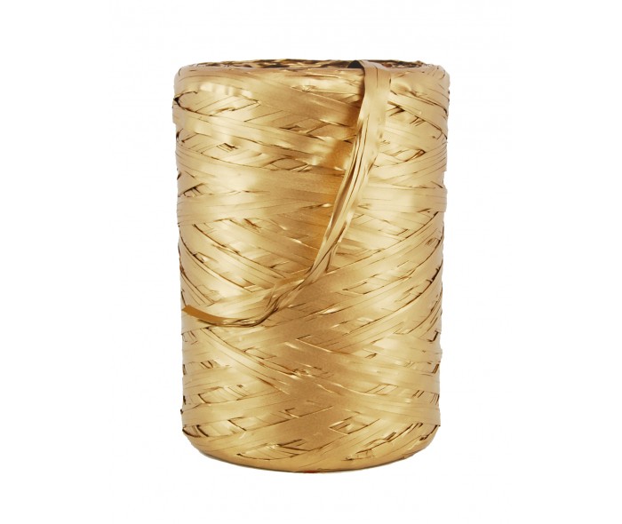 Raffia bånd, gull