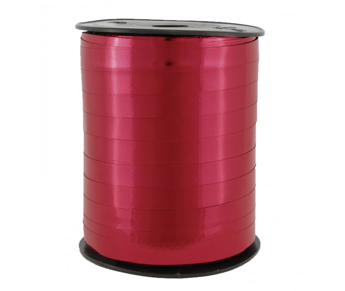 Metallic bånd, vinrød