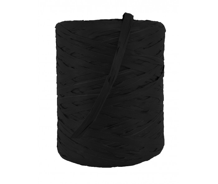 Raffia bånd, svart