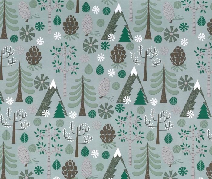 Gavepapir F-6233 Landscape green