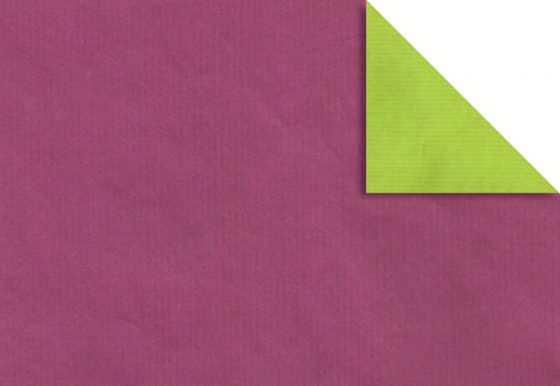 Gavepapir F-2413 Tosidig cerise/lys grønn