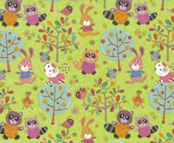 Gavepapir F-6223 Happy Forest