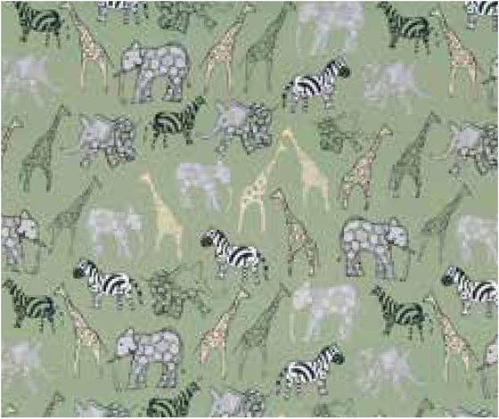 Gavepapir F-6239 Safari, Green