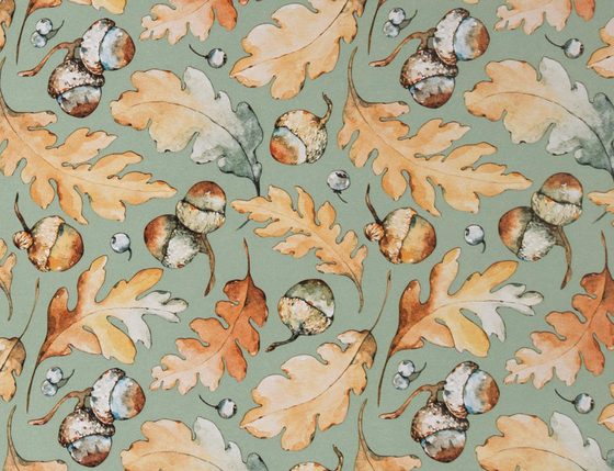 Gavepapir S-123309 Acorn Green