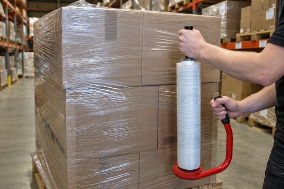 Hånddispenser til strekkfilm