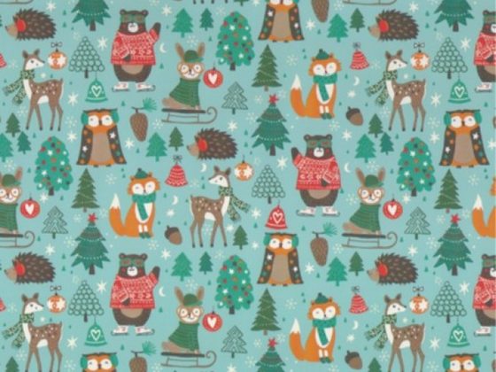Julepapir F-6857 Fox & Friends