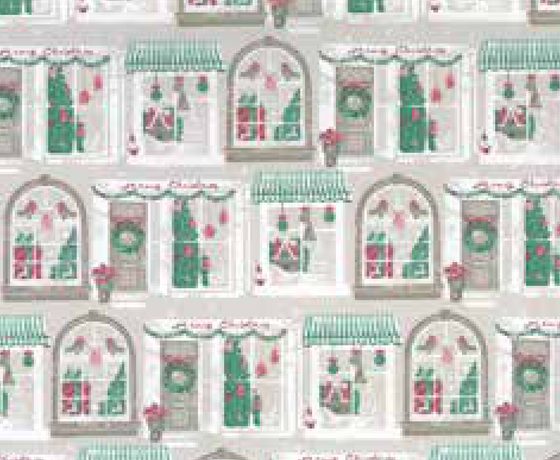 Julepapir F-6859 Christmas Town