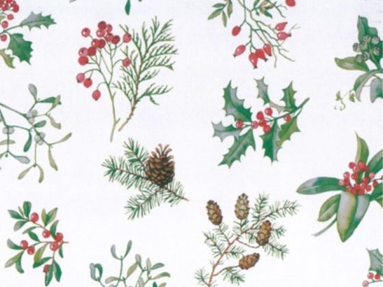 Julepapir F-6961 Twigs & Berries