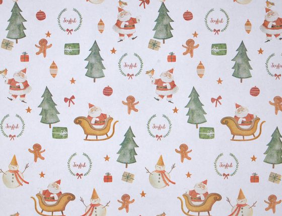 Julepapir S-123187 Old Christmas