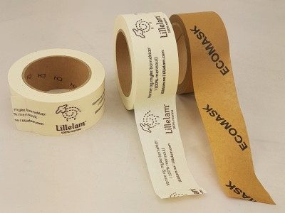 Papirtape med eget trykk