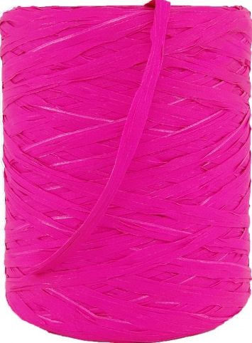 Raffia bånd, cerise