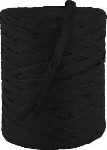 Raffia bånd, svart