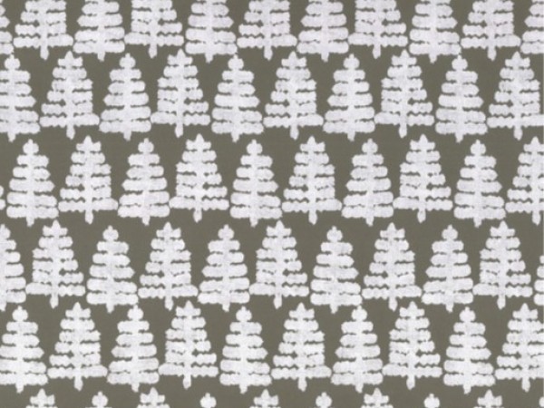 Julepapir F-6851 trees, Olive