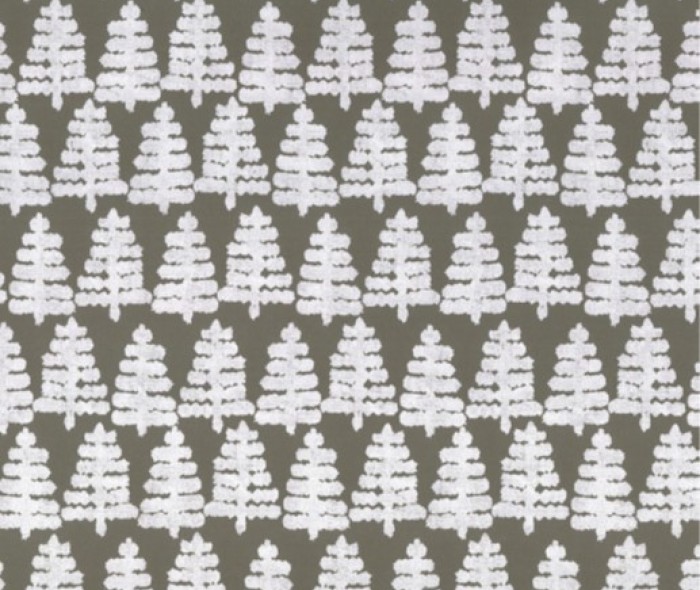 Julepapir F-6851 trees, Olive