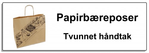 papirbæreposer tvunnede knapp 70