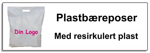 Plastbærepose resirkulert knapp2 70